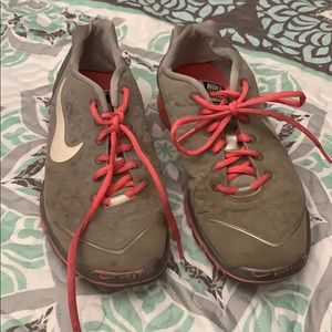 Nike Free Fit 2: Pink and Gray Size 8